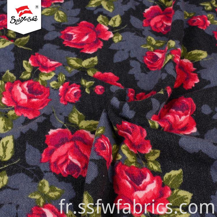 Fashion Flower Print Fabric